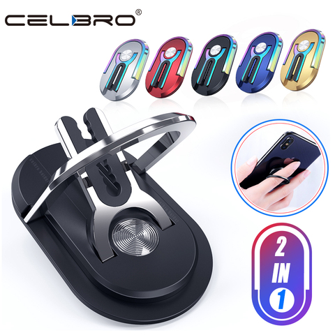 Upgrade Finger Ring For Phone Car Holder Bracket Air Vent Mount Stand Supporto Smartphone Auto For Samsung IPhone Houder Auto ► Photo 1/6