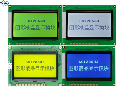 lcd panel 12864 128*64 lcd display graphic module LG128643-BDW NT7108 instead WG12864A LM12864LFW AG12864A good quality ► Photo 1/6