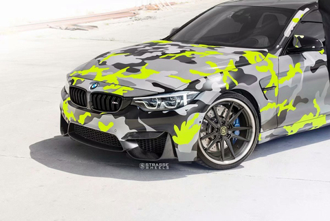 Arctic Snow Camo Vinyl Film Car Wrap Camouflage Vinyl Wrapping Car Sticker  Bike Console Computer Laptop