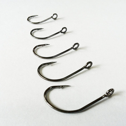 2022new big eye fishing hook ,with large hole hook,high carbon
