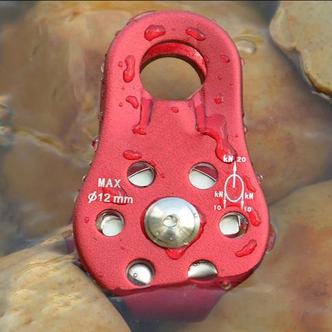 Outdoor Rock Climbing Rescue Lifting Single Fixed Pulley Crown Block And Tackle Lifting Wheel Mini Single Pulley For DIY ► Photo 1/6