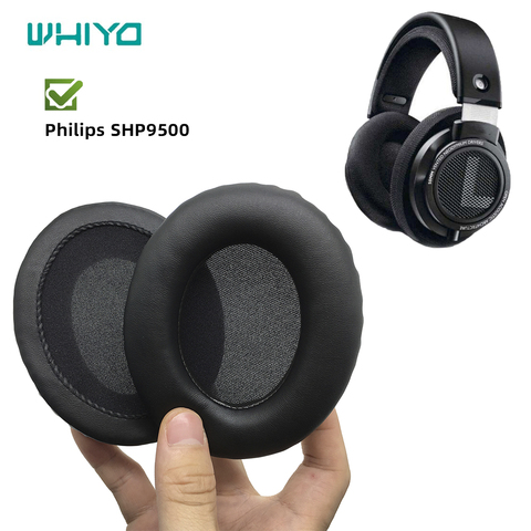 Whiyo 1 pair of Ear Pads Cushion Replacement for Philips SHP9500 SHP 9500 Headphones Accessories ► Photo 1/6