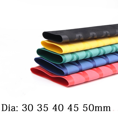 1M Dia 30 35 40 45 50mm Non Slip Heat Shrink Tube Anti-slip Fishing Rod Wrap Insulated Protect Waterproof Cover ► Photo 1/4