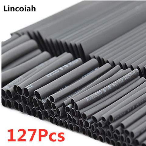 127Pcs Heat Shrink Sleeving Tube Assortment Kit Electrical Connection Electrical Wire Wrap Cable Waterproof Shrinkage 2:1 ► Photo 1/2
