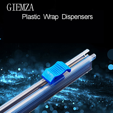 GIEMZA Home Plastic Wrap Dispensers and Foil Film Cutter Food Cling Film Cutter Stretch Tite Plastic Wrap Dispenser with Cutting ► Photo 1/6