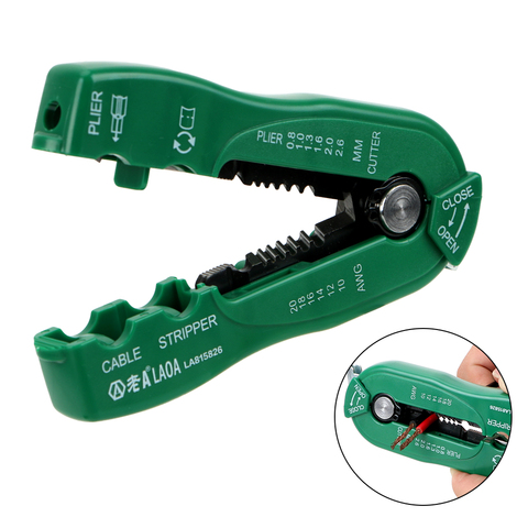 NICEYARD Wire Stripping Crimp Tool Suitable 0.8-2.6mm Multifunction Wire Cutter Cable Stripper Portable Hand Tools ► Photo 1/6