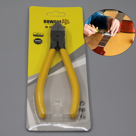 Fret Removing Puller Side Head Pliers Sharp Fret Flush Cutter Cutting Pliers For Guitar Metal+Rubber ► Photo 1/5