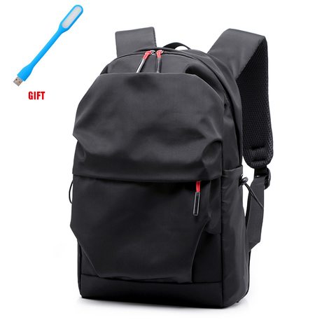 New Men Backpack for 15.0 Inches Laptop 2022 Back Pack Large Capacity Stundet Backpacks Pleated Casual Style Bag Water Repellent ► Photo 1/6