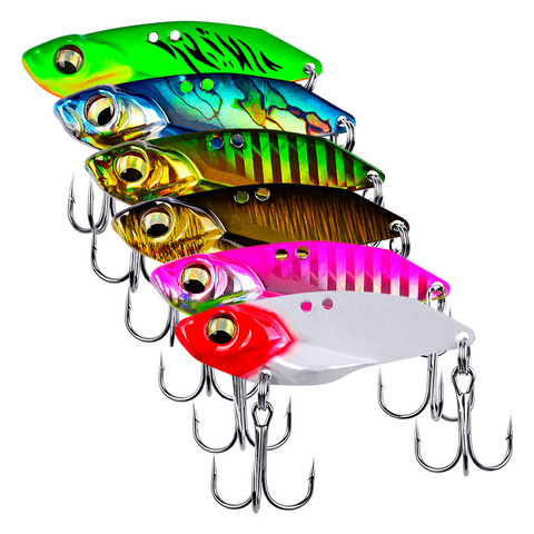 The Time brand metal vib blade lure 5g/7g/10g/15g sinking vibration baits artificial vibe for bass pike perch fishing ► Photo 1/6