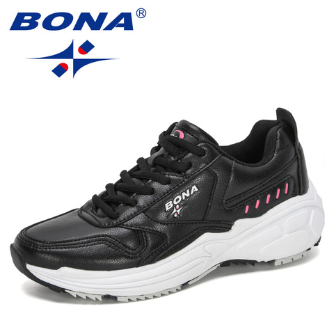 BONA 2022 New Designers Classics Sneakers Running Shoes Women Outdoor Sports Shoes Comfortable Running Shoes Ladies Walking Shoe ► Photo 1/6