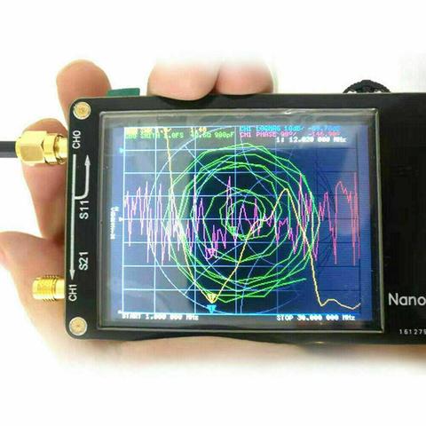 NanoVNA VNA 2.8 inch LCD HF VHF UHF UV Vector Network Analyzer 50KHz ~ 900MHz Antenna Analyzer Built-in battery ► Photo 1/6