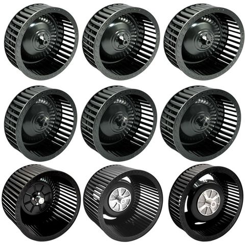 238 216mm diameter range hood accessories motor fan blade range hood fan wheel cooker hood impeller strong wind mute ► Photo 1/6