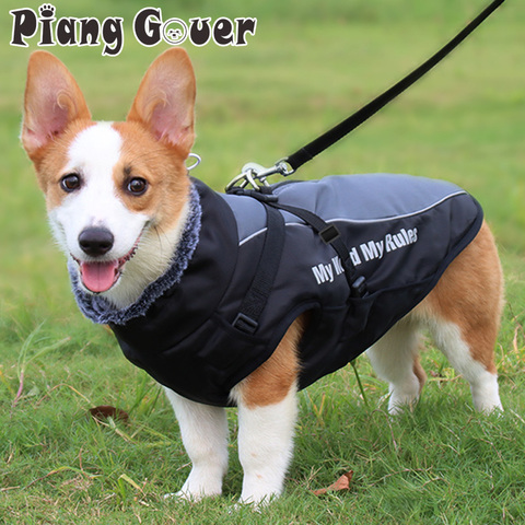 Small Dog Vest Winter Warm Pet Clothes Cotton Dogs Coat Harness For Medium Bulldog Dog Clothes Dog Jacket ► Photo 1/6