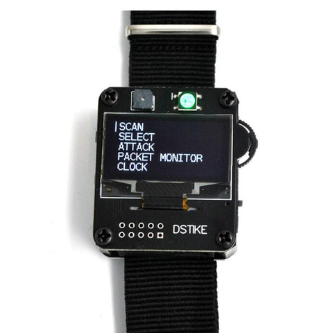 DSTIKE WiFi Deauther Wristband | Wearable ESP8266 Development Board | Smart Watch DevKit | Arduino NodeMCU ESP32 IoT ► Photo 1/6