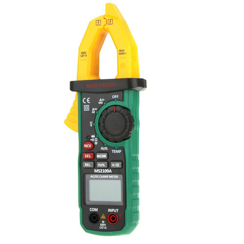 MS2109A Clamp Meter Multimeter pinza amperimetrica digital data show amperimetro capacitance meter multimetro current clamp ► Photo 1/4