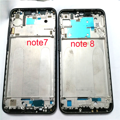 For Xiaomi Redmi Note 7 8  Middle Frame Housing Bezel Note 7 Pro LCD Supporting Front Frame +Power Volume Button Parts ► Photo 1/5