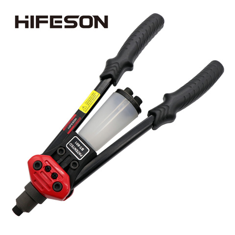 HIFESON Double Hand Manual Blind Rivet Nut Gun HF-BT801 Nails Rivets Riveter Riveting Tool for 2.4 3.2 4.0 4.8 6.4mm ► Photo 1/6