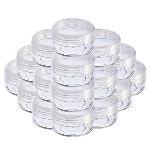 20Pcs 2g 3g 5g 10g 15g 20g Portable Plastic Cosmetic Empty Jars Clear Bottles Eyeshadow Makeup Cream Lip Balm Container Pots ► Photo 1/6