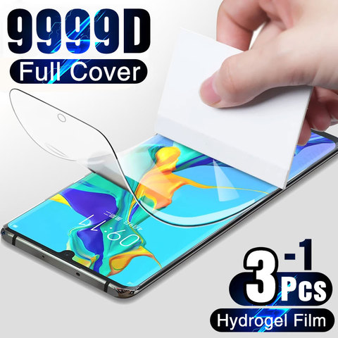 Hydrogel Film on the Screen Protector For Huawei P30 P40 Pro P20 Lite P Smart 2022 P10 Screen Protector For Mate 20 30 40 10 Pro ► Photo 1/6