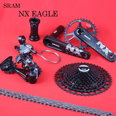 NX Eagle Groupset SRAM NX Eagle 12-Speed Groupset with Cassette Shifter,