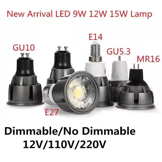 High Bright Mini LED Spot Lighting 3W GU10 GU5.3 MR16 Bulbs 110V 220V 12V Lamp 