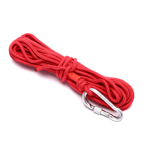 10M Red Fishing Magnets Rope Strong Search Magnets Fishing Pot Fishing Magnet Rope Dia 6mm ► Photo 1/6