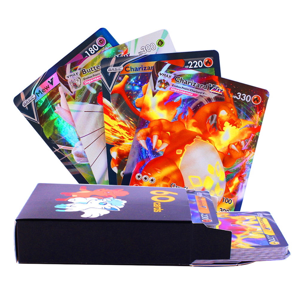 Price History Review On New Pokemon Cards 140v French English Version Dracaufeu V Vmax Gx Team Shiny Cards Game Battle Carte Trading Children Toy Aliexpress Seller My Squishy