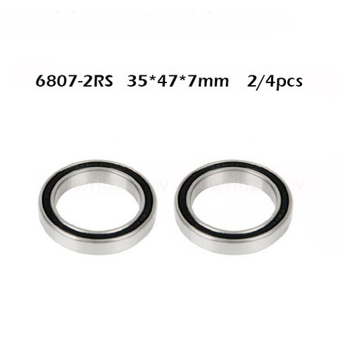 2/4Pcs 6807-2RS 6807RS 6807rs 6807 rs Deep Groove Ball Bearings 35x47x7mm Free shipping High Quality ► Photo 1/5