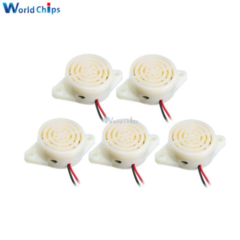 5PCS/Lot 95DB Alarm High-decibel 3-24V 12V Electronic Buzzer Beep Alarm Intermittent Beep for Arduino SFM-27 ► Photo 1/6