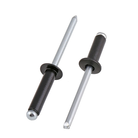 black pull nail open aluminum core rivet decoration nail pull rivet M2.4-M5 50Pcs ► Photo 1/4