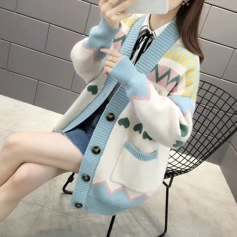 Vy1041 2022 spring autumn winter new women fashion casual warm nice Sweater woman female OL cardigan  knitted sweater ► Photo 1/6