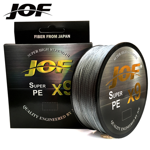 JOF 9 Strands 500M 300M 100M PE Braided Fishing Line tresse peche Saltwater Fishing Weave Multifilament 9 Threads ► Photo 1/6