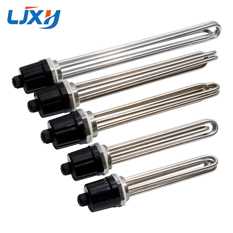 LJXH DN40 1.5inch BSP Thread Electrical Heating Pipe Water Heater Immersion Element 3KW/4.5KW/6KW/9KW/12KW 220V/380V ► Photo 1/6