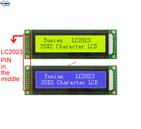 2002  20x2 LCD display screen  LC2023 instead HD44780 WH2002A PC2002-A SCS02002A0 LMB202DFW ► Photo 1/6