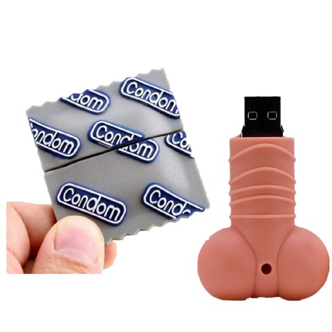 Creative Cartoon Men Genitals Usb Flash Drive 32GB Memory Flash Stick 4GB 8GB 16G Pendrive 64G 128GB 256GB Pen Drive Disk On Key ► Photo 1/4