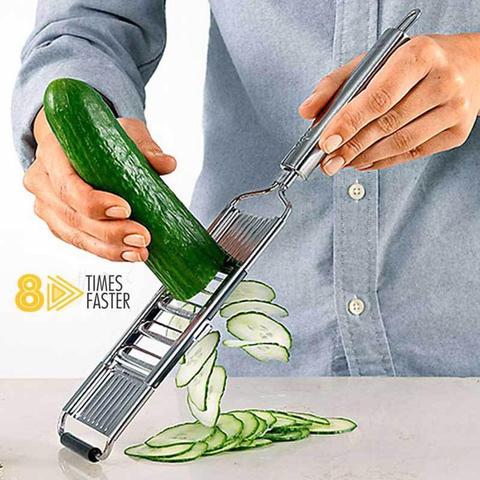 Mandoline Slicer Kitchen Adjustable Stainless Steel Vegetable Cutter Peeler  Tool