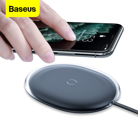 Baseus 15W Qi Wireless Charger For iPhone 11 Pro 8 Plus Induction Fast Wireless Charging Pad For Airpods Pro Samsung Xiaomi mi 9 ► Photo 1/6