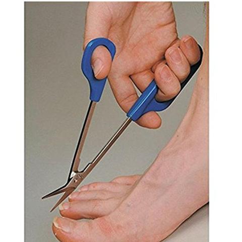 Scissors Long Handle Nail Clippers Toenail Toe Ergonomic Care Pedicure Cutter D40 ► Photo 1/6