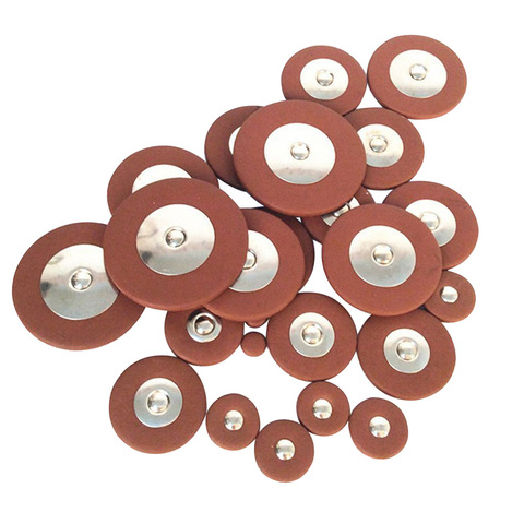 26pcs/set Easy Install Home Master Round Sax Pads For Alto Saxophone Beginner Artificial Leather Woodwind Instruments Portable ► Photo 1/6
