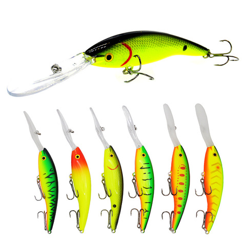 Fishing Minnow Lure Long Tongue Board 14g/13.5cm Artificial Plastic Lure Hard Bait 1 Piece Sale ► Photo 1/5