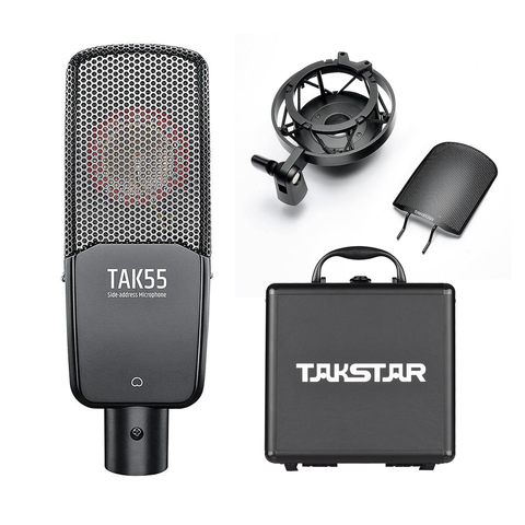 TAKSTAR TAK55 Professional Recording Microphone 3 Pickup Patterns for Live Streaming Studio Vocal Instrument Recording ► Photo 1/6