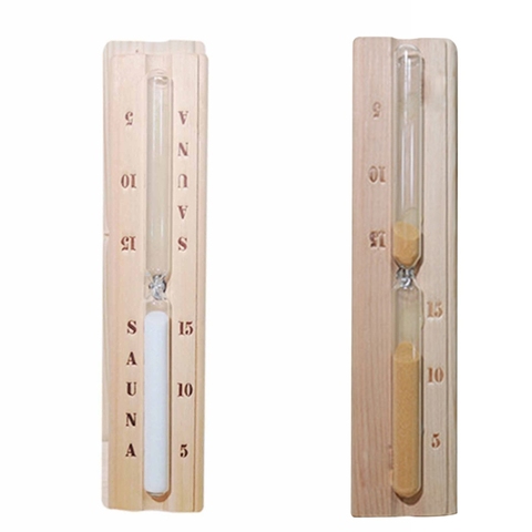 15 Minutes Sauna Hourglass, Sauna Sand Timer Wall-Mounted Sand Hour Glass  ► Photo 1/6