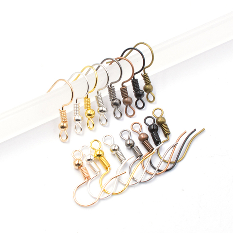 100pcs/lot 8 color Earring Findings Earrings Clasps Hooks Fittings DIY for DIY Jewelry Making Supplies Accessories ► Photo 1/5