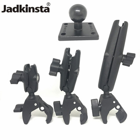 Jadkinsta Tough-Claw Mount with Double Socket Arm and Round AMPS Base Adapter for RAM mount garmin Extension Arm ► Photo 1/6
