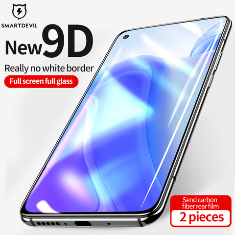 SmartDevil Screen Protectors for Xiaomi mi 10T pro Glass For Redmi K30s Anti-fingerprint Full Coverage HD Anti-bluelight ► Photo 1/6