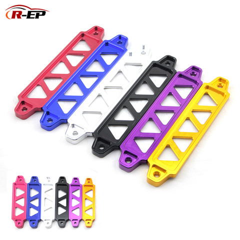 R-EP Aluminum Alloy Car Battery Fasten Bracket Holder Universal Battery Tie Down Brace Fits for Honda Civic EK EG 2002-2005 ► Photo 1/6