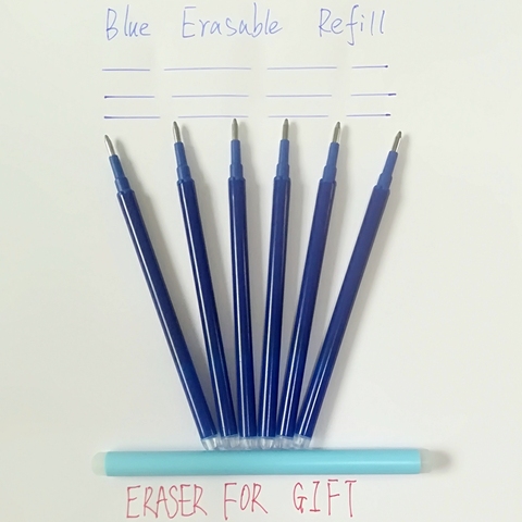 Blue Ink Erasable Gel Pens, School Office Supplies