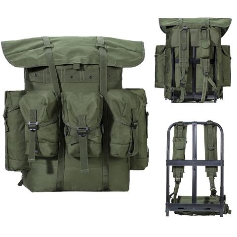Akmax Military Tactical Backpacks Surplus Alice Pack Army Survival Combat Field Rucksack Men's Backpack with Frame Olive Drab ► Photo 1/6
