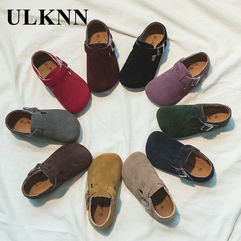 ULKNN Children's Shoes 2022 Autumn New Boy's Girl's Flats Home Gray Shoe Baby Non-slip Students Shoes Indoor Beige Solid TPR ► Photo 1/6