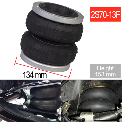 Universal Air Bags Air Suspension Kit Bag Pneumatic Bag Shock Absorber With Open Flange 2S70-13F ► Photo 1/6